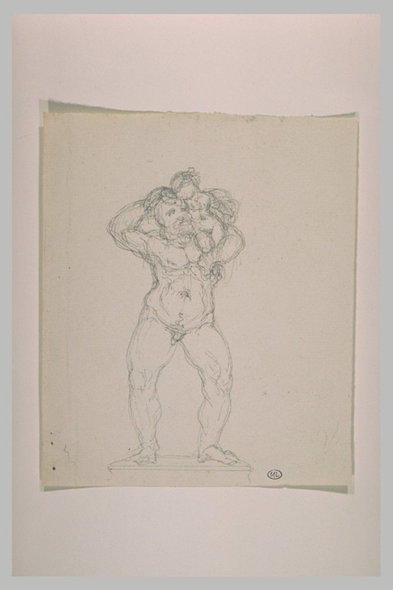 Eugène Guillaume - Silène portant le jeune Bacchus sur l'épaule
