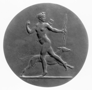 Victor Peter - La Chasse - Diane chasseresse