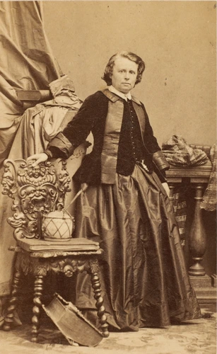 André Adolphe Eugène Disdéri - Mme Rosa Bonheur, peintre d'animaux, née à Bordea...