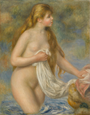 Auguste Renoir - Baigneuse aux cheveux longs