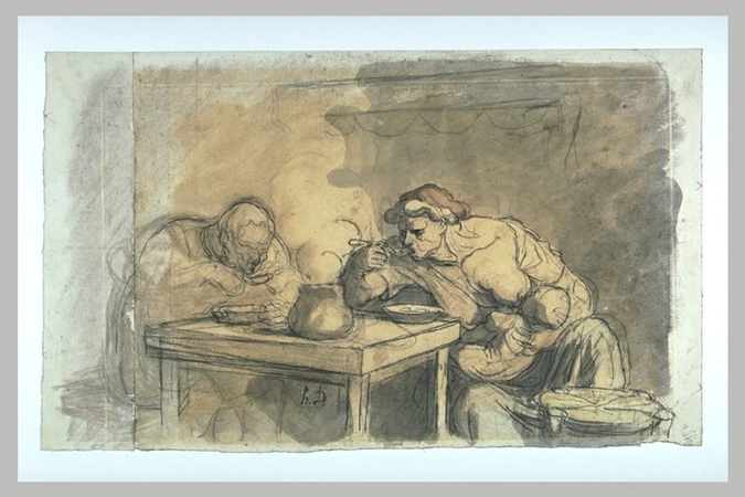 Honoré Daumier - La soupe