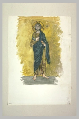 Ernest Hébert - Le Christ ressuscité, fragment d'un arc à Saint-Marc de Venise