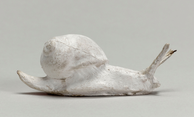 François Pompon - Escargot, cornes dressées