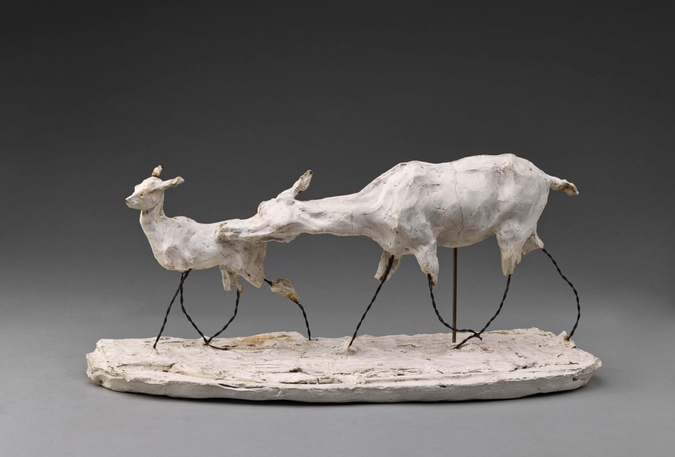 Biche et faon