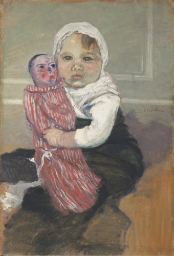 Théophile Alexandre Steinlen - L'Enfant à la poupée