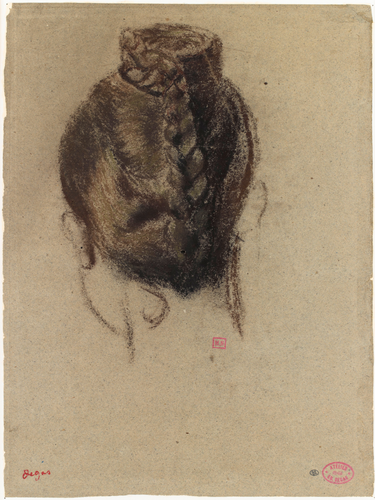 Edgar Degas - Tête de femme