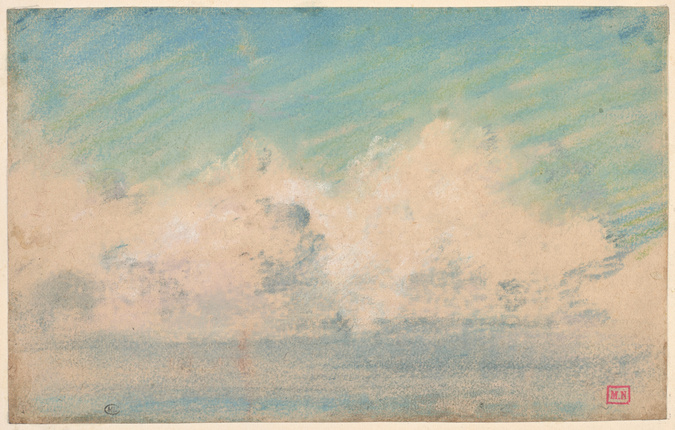 Félix Joseph Barrias - Etude de ciel