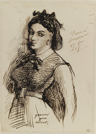 Charles Baudelaire - Portrait de Jeanne Duval
