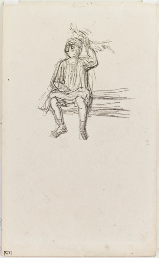 Pierre Bonnard - Petite fille assise