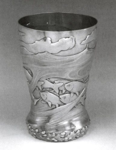 A. Michelsen - Vase aux poissons