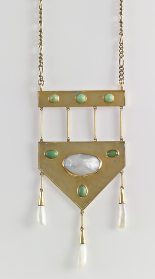 Gustave Serrurier-Bovy - Pendentif avec chaîne