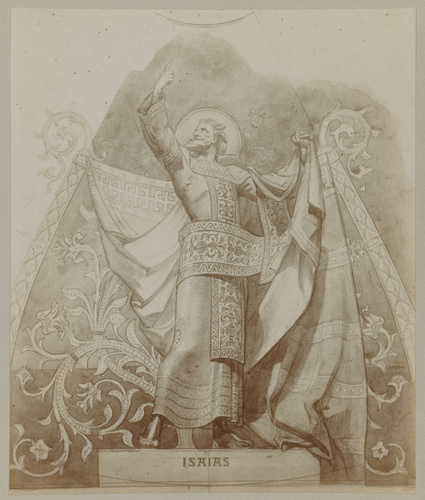 D. Freuler - Lyon, église Saint-Martin d'Ainay, photographie d'une étude prépara...