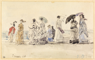 Eugène Boudin - A Trouville