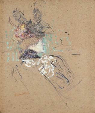 Henri de Toulouse-Lautrec - Femme de profil