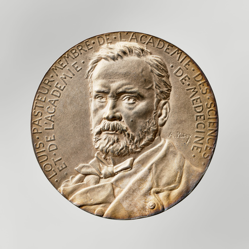 Auguste Patey - Pasteur (revers de la médaille intitulée)