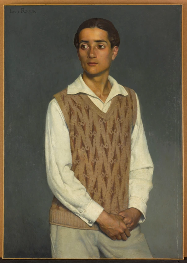 Louis Roger - Portrait de jeune homme