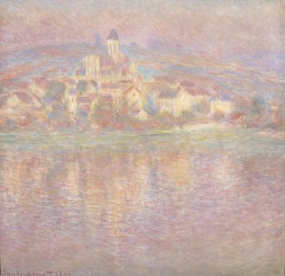 Claude Monet - Vétheuil, soleil couchant