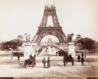 Paris, la Tour Eiffel, Exposition de 1889 - Anonyme | Musée d'Orsay