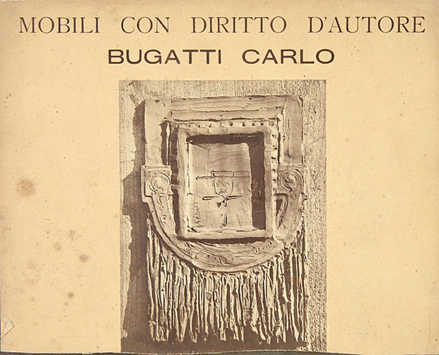 Anonyme - Photographie de la maquette d'un cadre pour gravure par Carlo Bugatti