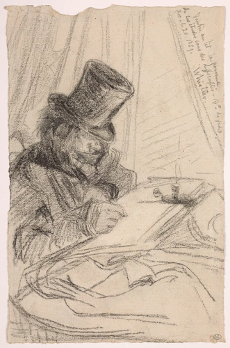 James Abbott McNeill Whistler - Fantin-Latour dessinant