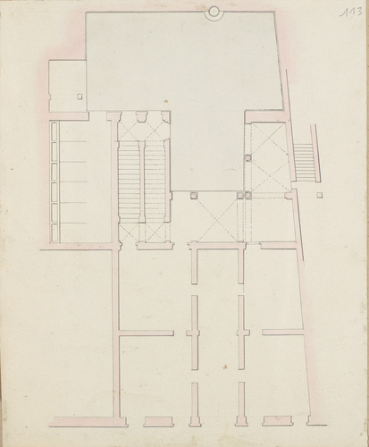 Louis Boitte - Plan d'un bâtiment