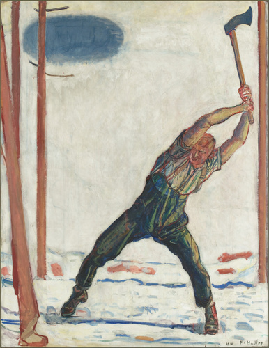 Ferdinand Hodler - Le Bûcheron