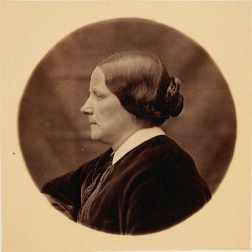 Achille Bonnuit - Mme Gérard Derischweiller de profil