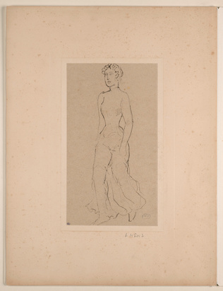 Aristide Maillol - La jeune madame Maillol