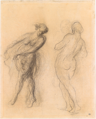 Honoré Daumier - Deux esquisses pour une danseuse