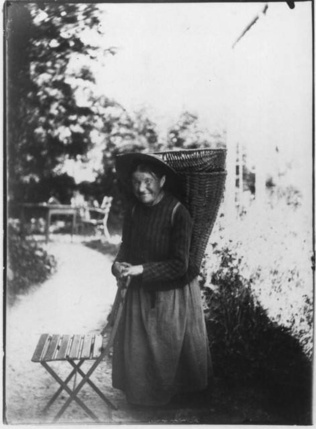 Gabriel Loppé - Ambraisen ?, paysanne des Houches