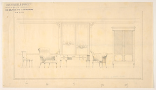 Industrielle Foncière - Ensemble de meubles. Fauteuils, chaises, armoires, burea...