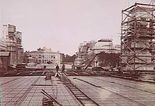 Démolition du Palais de l'Industrie [construit pour l'Exposition universelle de 1855] et construction des Grand et Petit Palais - Henri Lemoine