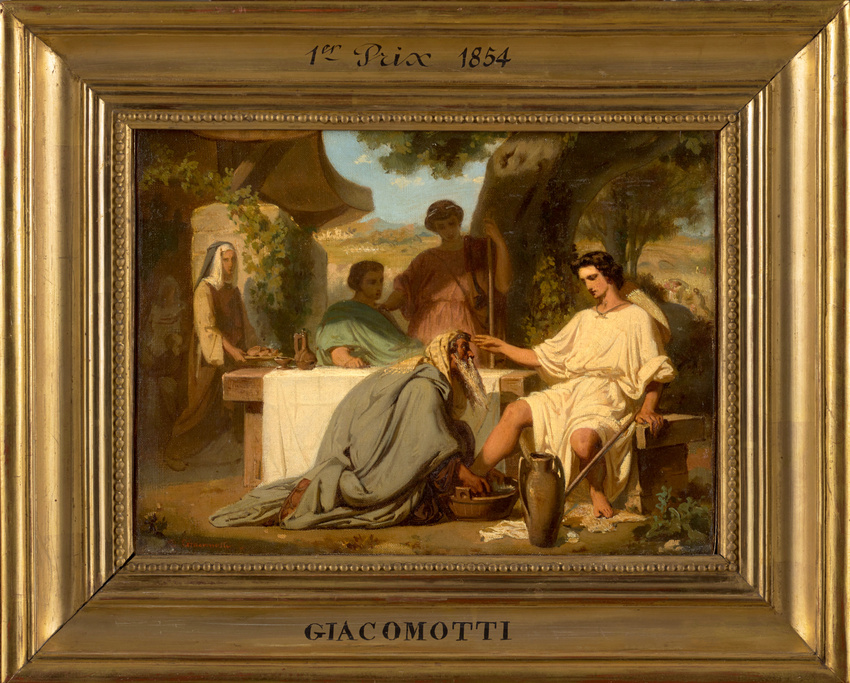 Félix Giacomotti - Abraham lavant les pieds aux trois anges