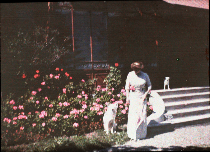 Anonyme - Claire Salles et son chien