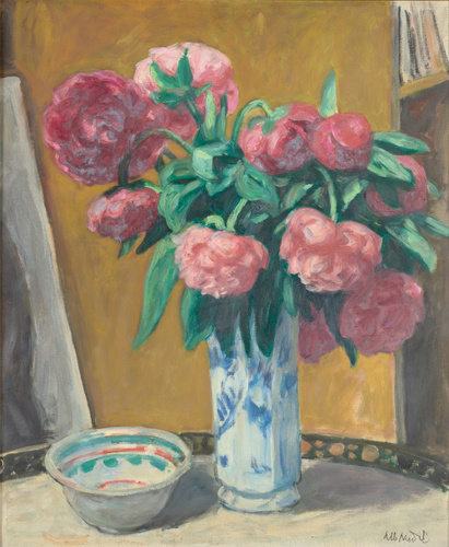 Albert André - Pivoines roses