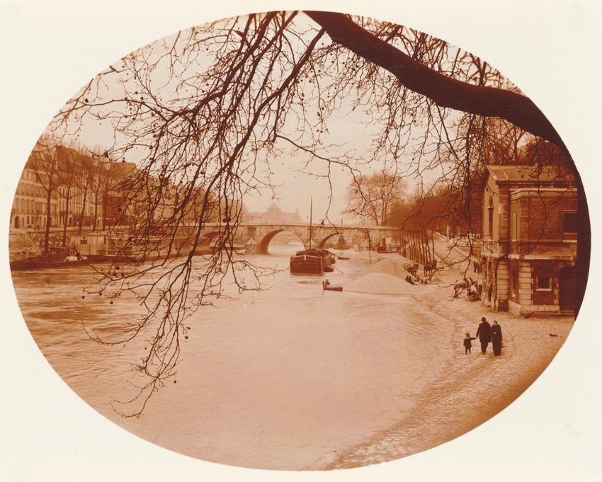 Charles Augustin Lhermitte - La Seine au pont Marie