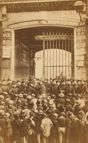 E. Flamant - M. Rochefort arrêté rue de Flandre, le 7 février 1870