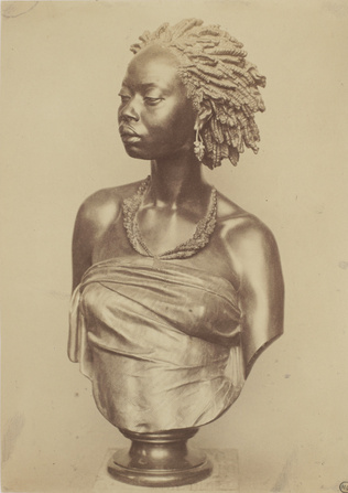 Charles Marville - Femme noire, côtes d'Afrique, Ethiopie