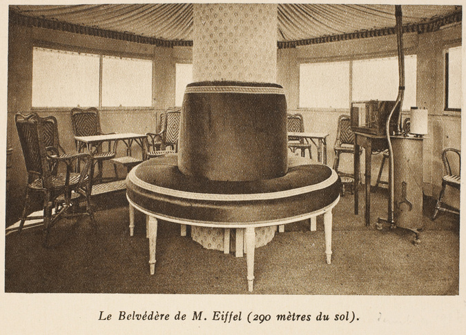 Neurdein frères - Le Belvédère de M. Eiffel (290 mètres du sol)