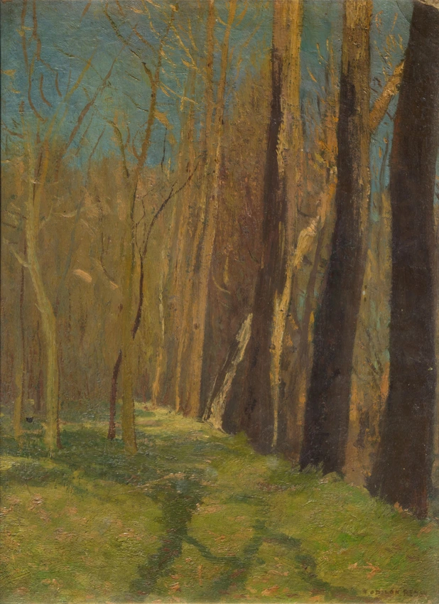 Barbizon en automne - Odilon Redon