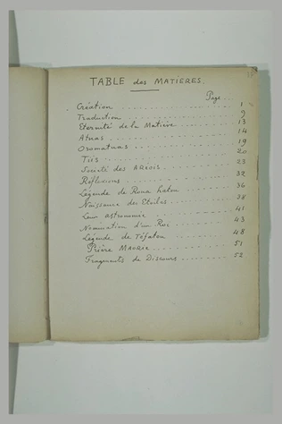 Paul Gauguin - Texte en français : table des matières