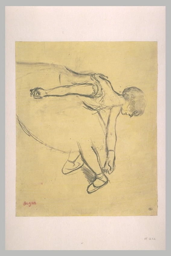 Edgar Degas - Danseuse en quatrième position
