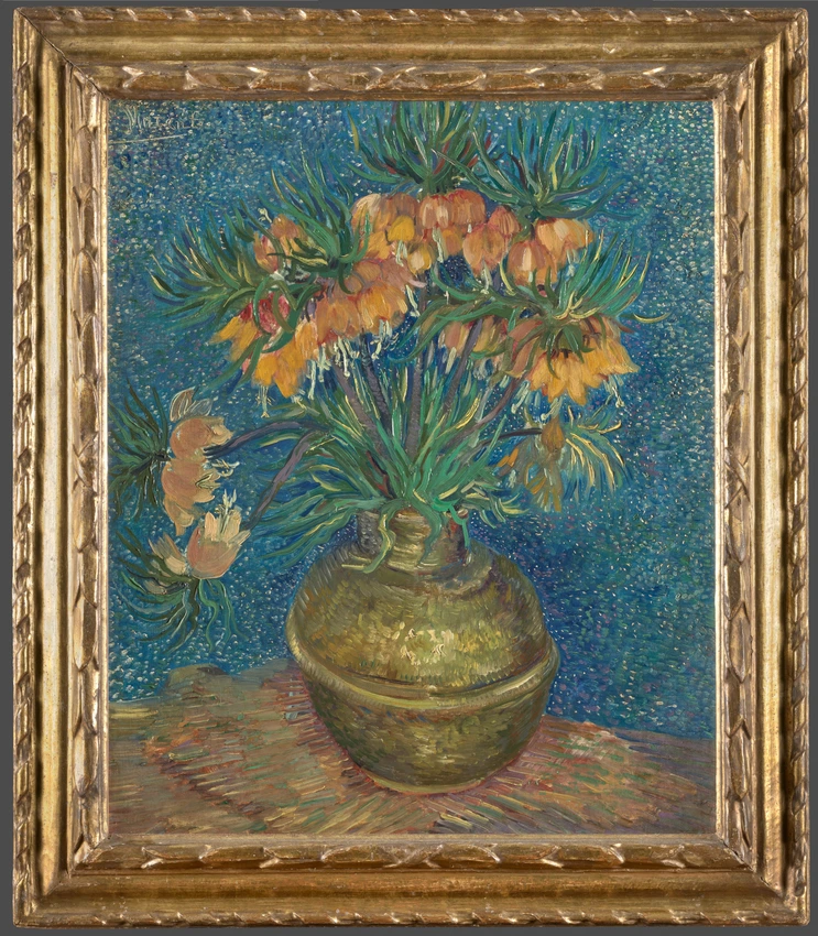 Fritillaires couronne impériale dans un vase de cuivre - Vincent Van Gogh