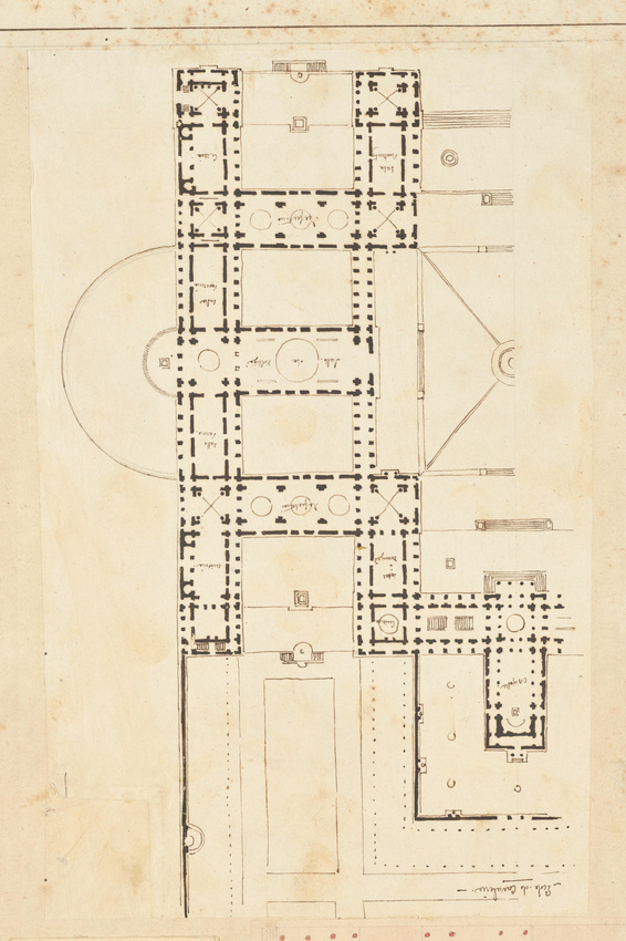 Edouard Villain - Plan d’une école de Cavalerie