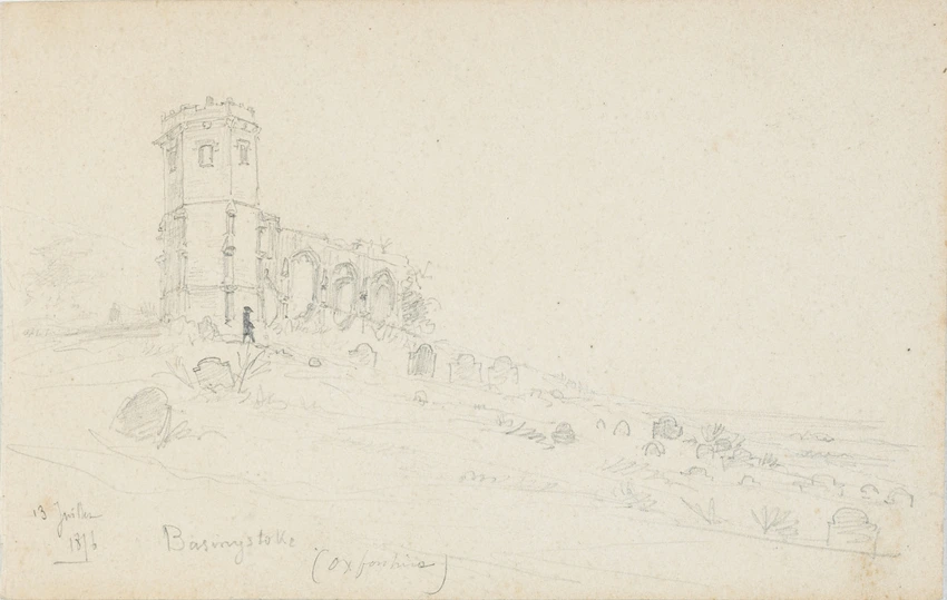 Victor Ruprich-Robert - Ruines du château de Basingstoke