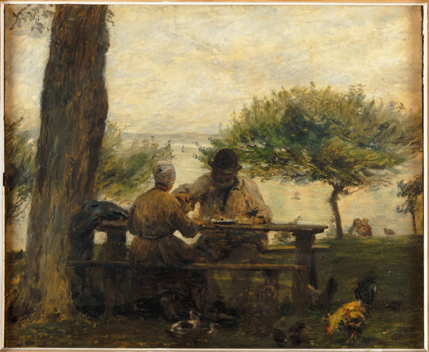 Adolphe-Félix Cals - Le Déjeuner à Honfleur