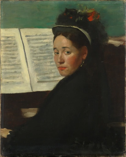 Edgar Degas - Mademoiselle Dihau au piano