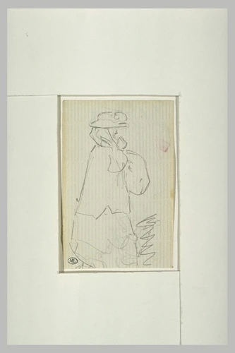 Edouard Manet - Femme debout, coiffée d'un chapeau