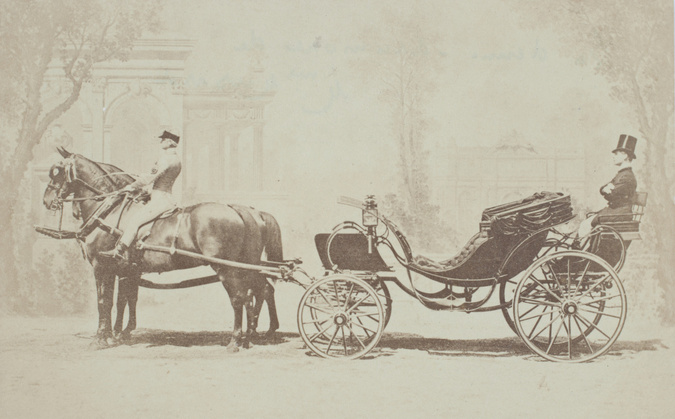 Anonyme - "Demi-Daumont" mené par Mme Mussard, certainement photographié dans l'...