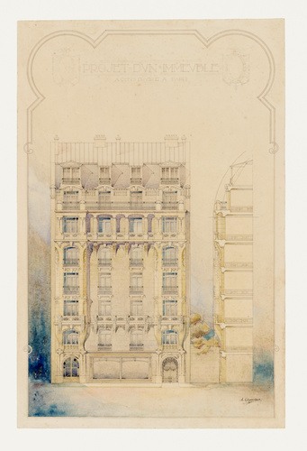 Antoine Chauchat - Projet d'un immeuble à construire à Paris